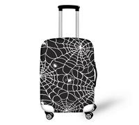 YUDINGFIN Copertura per valigia, copertura per bagagli con cerniere, antigraffio, elastica, per uso a lungo termine in aeroporto, coperture per bagagli all'aperto, Spider Web, S-18-21 Inch