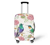 YUDINGFIN Copertura per valigia, copertura per bagagli con cerniere, antigraffio, elastica, per uso a lungo termine in aeroporto, coperture per bagagli all'aperto, Buone notizie Gazza, L-25-28 Inch