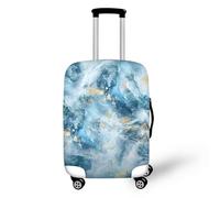 YUDINGFIN Copertura per valigie con cerniere, antigraffio, elastica, per uso a lungo termine in aeroporto, Oceano, L-25-28 Inch