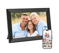 YUDIZWS Cornice digitale Frameo cornice elettronica per foto 10,1 pollici 1280x800 HD schermo touch IPS memoria 32 GB rotazione condivisione immediata dei momenti tramite l'app Frameo,Nero