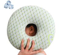 Yudobliss Cuscino Piercing Con Foro per L'orecchio Contro, Cuscino a Ciambella, Sollievo Dal Dolore All’orecchio, Cuscinos Con Foro per Orecchio, per Alleviare il Dolore alle Orecchie, Verde