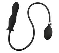 Yudscyllic Plug Anale-Dilatatore Donna-Massaggiatore Relax Manuale In Silicone Morbido Nero Con Borsa Gonfiabile Per Gonfiare,B