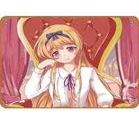 Yue (Arifureta Shokugyou De Sekai Saikyou), Arifureta Shokugyou De Sekai Saikyou, poster a tema anime, decorazione artistica da parete in metallo, stile retrò, 20,3 x 30,5 cm
