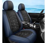 YuEany Coprisedili per auto, universali, per Seat Inca Tarraco Toledo 1L Toledo 1M Toledo 5P Toledo NH Luxury Nappa traspirante set di protezione cuscino
