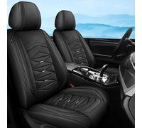 YuEany Coprisedili universali per auto per Passat B8 C3 Aircross Ford s max Corolla Renault Zoe Accord 7 Luxury Nappa Traspirante Cuscino Protezione Set