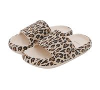 YUECIBAI Infradito Pantofole Con Piattaforma Spessa Alla Moda Da Donna Sandali Con Cuscino Morbido Antiscivolo Per Doccia Scarpe Da Bagno Pantofole Da Spiaggia 42 Leopardate