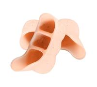 Yuecjian Cuscinetti per dita dei piedi, cuscinetti a tre fori, 1 paio di protezioni per scarpe da punta, per donne, balletto, allenamento, danza, prove, gare, spettacoli sul palco