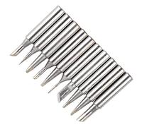 Yuecoom 10 pz Set Punta per Saldatore Punta per Saldatore Punta per Saldatore in Rame Senza Piombo 900M-T per Stazione di Rilavorazione di Saldatura Punte di Ricambio per Saldatore (YuecoomWQPs-01)