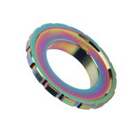 Yuecoom Accessorio per Bici, Ghiera Centerlock Lock Center Wheelset Mozzo Barile Albero Disco Rotore Anello di Bloccaggio per Bici Mountain Bike(Multicolore)