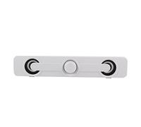 Yuecoom Altoparlante per Computer, Piccolo Altoparlante Professionale, Altoparlante per Laptop con Jack Universale da 3,5 mm, Altoparlanti Audio per Monitor per Laptop per Computer Desktop PC(Bianco)