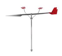 Yuecoom Banderuola in Acciaio Inossidabile, Indicatore di direzione del vento a banderuola in acciaio inossidabile 304 per barche a vela
