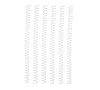 Yuecoom Bobina per Rilegatura a Spirale da 20 Pezzi Dorsi/spirali/Bobine, Bobina per Rilegatura a Spirale in Plastica Pettine per Colonna Vertebrale di Grande capacità Pettine (Trasparente)