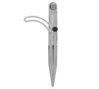 Yuecoom Bussola per Lavorazione della Pelle, Strumento di Marcatura della Bussola per Spaziatura dello Scriber in Pelle Strumento Rotante per Il Disegno di Linee Artigianali in Pelle(200mm)