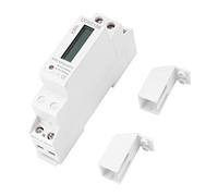 Yuecoom Electric Meter Single Phase Electric Meter Din Rail Energy Meter Digital LCD 220V Single phase Din Rail Electric Meter 5-A Electronic KWh Meter