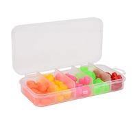 Yuecoom Esca Artificiale Mais Soft PVC, Set da 100 Pezzi 5 Colori con Aroma Accattivante per Pesca alla Carpa e Acqua Dolce