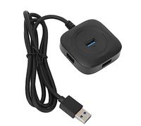 Yuecoom Hub Dati USB 3.0, Alimentatore Ad Alta Potenza a 4 Porte Splitter USB Mini Espansore Multiporta Per Unità Flash USB Desktop Portatili E Altro