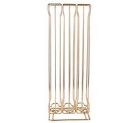 Yuecoom Supporto per portacapsule da caffè Barista, supporto verticale per porta cialde da 60 pezzi per caffè Nespresso, espositori per capsule di caffè(oro)
