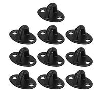 Yuecoom10 Pezzi di Gancio a U con Piastra a Occhiello,Ganci da soffitto in Acciaio Inox per carichi Pesanti,Serratura a Occhiello Soffitto/Parete per altalene sospese Sedie