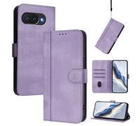 YUECXIN Cover per Google Pixel 10a 5G Flip Custodia in Pelle PU, Cover a Portafoglio in Libro, Funzione Supporto, Magnetica, Slot Schede, Antiurto TPU Custodia.Viola