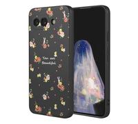 YUECXIN Cover Silicone Liquido per Google Pixel 10a 5G, Custodia TPU Soft Ultra Sottile Carini e Moda Modelli Case, Fodera in Microfibra Antiurto Bumper Custodia. HuaDuo