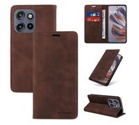 YUECXIN Custodia di Lusso per Motorola Edge 60 Neo/Edge 50 Neo/ThinkPhone 25, Cover Portafoglio in Pelle PU Antiurto con Supporto Magnetico & Case con Protezione RFID Antifurto, Marrone