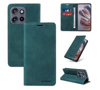 YUECXIN Custodia di Lusso per Motorola Edge 60 Neo/Edge 50 Neo/ThinkPhone 25, Cover Portafoglio in Pelle PU Antiurto con Supporto Magnetico & Case con Protezione RFID Antifurto, Blu