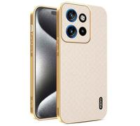 YUECXIN Custodia Lusso per Motorola Edge 60 Neo/Edge 50 Neo/ThinkPhone 25, [Protezione Completa Della Fotocamera], Cover Antiurto di Grado Militare Ultrasottile Elettrolitico TPU, Oro