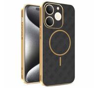 YUECXIN Custodia Magnetica per Realme Note 70T / Realme Narzo 80 Lite 4G / Note 70, [Protezione Fotocamera Integrata], Premio Finitura in Pelle Cover, Sottile Morbido TPU Bumper Antiurto Case, Nero
