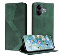YUECXIN Custodia per vivo V60 Lite 5G/4G, Cover a Libro in Pelle PU Premium con [Portafoglio] [Supporto Stand] [Chiusura Magnetica] Protezione Antiurto Flip Case, Verde
