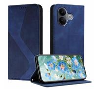 YUECXIN Custodia per vivo V60 Lite 5G/4G, Cover a Libro in Pelle PU Premium con [Portafoglio] [Supporto Stand] [Chiusura Magnetica] Protezione Antiurto Flip Case, Blu