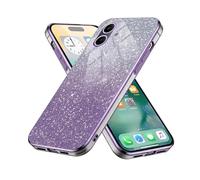 YUECXIN YUEXIN Cover per vivo V60 Lite 5G/4G, Custodia Bling Disegni Antiurto con Ultra Sottile Carta Glitter Finitura Ragazza Donna, Viola sfumato