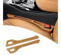 YUEDAM 2 Pezzi Riempitivo Sedili Auto per VW Caddy Maxi 2015-, Organizer per Riempimento Seggiolino Evita Che Le Cose Cadano Gap Filler Pad Accessori,E/Light-Brown