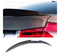 YUEDAM Auto Spoiler Posteriore per B-MW 4 Series Gran Coupe (G26) 420d 420i, Durevole Bagagliaio Spoiler Alettone Decorazione Labbro Posteriore Dell'auto Accessori,B/Carbon-Fiber-Black