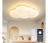 YUEEU Plafoniera Cameretta Bambini Lampadario 50CM Nuvola Cameretta Plafoniera Led Soffitto Dimmerabile Telecomando 3000-6000K, Lampade a Soffitto Cameretta Bambina camera da letto 32W
