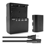 YUEFANSEN LP-E6 LP-E6N LC-E6 LC-E6E Batteria Charger Compatibile con Canon EOS 5D Mark II III IV 5DS R 6D 6D Mark II 7D 7D Mark II 60D 70D 80D 90D R R5 C700 XC10 XC15