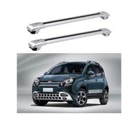 YUEGOO 2 Pezzi Barre Portatutto da Tetto per Auto in Alluminio per Fiat Panda Cross 2020-2022, Barre Portapacchi da Tetto per Auto con Barre longitudinali Gia Montate