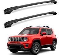 YUEGOO 2 Pezzi Barre Portatutto da Tetto per Auto in Alluminio per Jeep Renegade 2015-2022, Barre Portapacchi da Tetto per Auto con Barre longitudinali Gia Montate
