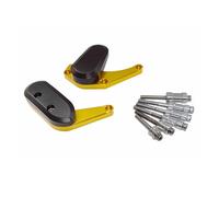 Yuegtik Protezione Motore Moto Statore Frizione Copertura Crash Pad Slider Protector per GSX-R 600 750 per GSXR600 per GSXR750 K9 2009-2016 Coperchio Statore(Yellow)