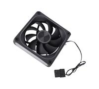 YUEHISY 120mm ARGB PWM Case Ventole con Design a Specchio Infinito | Effetto visivo a specchio infinito al centro e ai lati, illuminazione ARGB su lame e telaio, controllo della velocità PWM