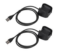 YUEHISY 2 Pezzi Caricatore USB Cavo di Ricarica Dock Stand per Versa 2 | Design a connessione stretta, l\'abbiamo adottato stretto, può anche aiutare a mantenere il caricabatterie, c\'è un anello