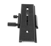 YUEHISY 2 Vie Slider per Macro Messa a Fuoco con Vite di Montaggio da 1 4 | La vite universale da 1 4 pollici si adatta alla maggior parte delle marche di fotocamere, struttura in lega premium per un