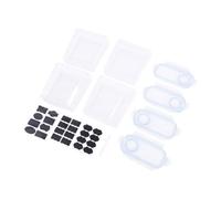 YUEHISY 4 Pack Sigillate Scatole Portafilo per Bobine da 1KG PLA ABS PETG | Il coperchio sigillato in silicone riduce l\'umidità e la polvere, design trasparente con scomparti individuali