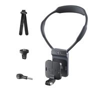 YUEHISY Action Camera POV Collo Supporto Magnetico Rilascio Rapido | Robusta base magnetica, prima magnetica, fissaggio sicuro a qualsiasi metallo, design discreto con cerniera, questa