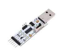 YUEHISY Adattatore da USB a TTL, Selezione della Tensione Tramite DIP Switch e Indicatori di Segnale, Modulo Convertitore Seriale con Controllo del Flusso Hardware