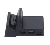YUEHISY Adattatore Dock TV USB Tipo C con Uscita Video FHD per TV 4K e modalità Tablet, Comoda Dock Station per i Viaggiatori (DN600)