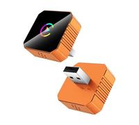 YUEHISY Adattatore Wireless Car Play, Adattatore da Cavo a Wireless 2 in 1 per Car Play per Android Auto, Riconnessione Automatica Rapida, Nessun Ritardo (modello di colore)