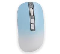 YUEHISY AI Smart Mouse con Controllo Vocale, Mouse Wireless Abilitato CHATGPT per la Traduzione della Trascrizione in Tempo Reale, per PC, Laptop, MacOS (Lake Blue)