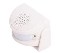 YUEHISY Allarme Campanello Interno, Sensore di Movimento Wireless a Infrarossi con 32 Suonerie Luce Rossa Lampeggiante, Campanello Commerciale a 4 Volumi per le Aziende