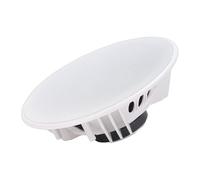 YUEHISY Altoparlanti da Soffitto Bluetooth 60W, Altoparlanti Attivi da Parete da Soffitto da 6 Pollici, Amplificatore di Integrato, Montaggio a Incasso per Soggiorno Home (Spina europea)