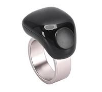 YUEHISY Anello Tasbih Intelligente con Bluetooth 5.1 e Controllo APP, Anello Digitale Promemoria Contro Preghiera per Musulmani, Schermo OLED (18 e 20 mm)